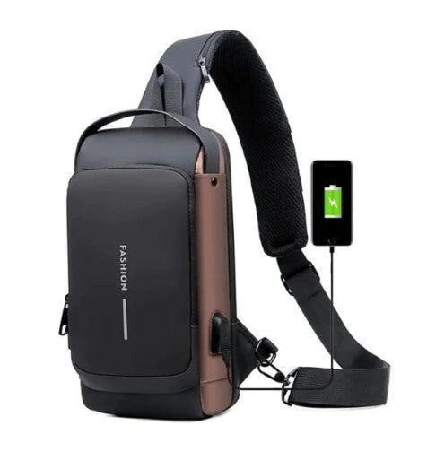 Bolso Antirrobo con carga USB.